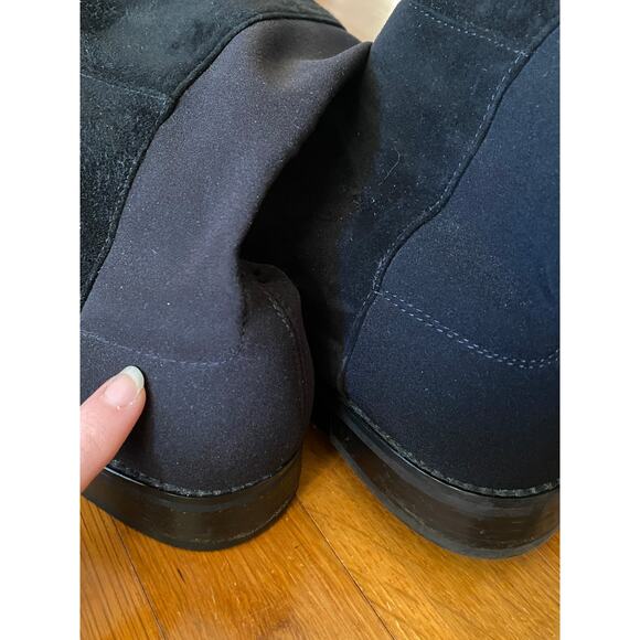 Stuart Weitzman 5050 Over The Knee Black Suede Boots 7.5 - Picture 11 of 11